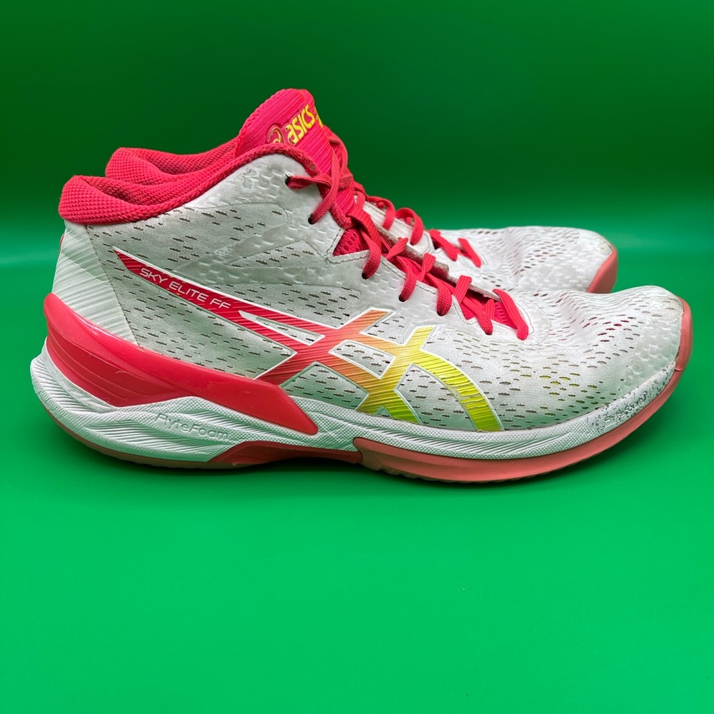ASICS Women's Sky Elite FF Shoes - White and Pink